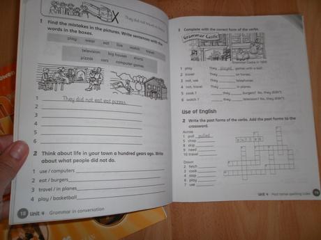 2x pracovný zošit + cvičebnica gramatiky, 