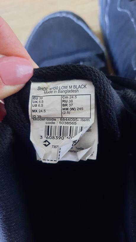 Turistická obuv quechua, 39