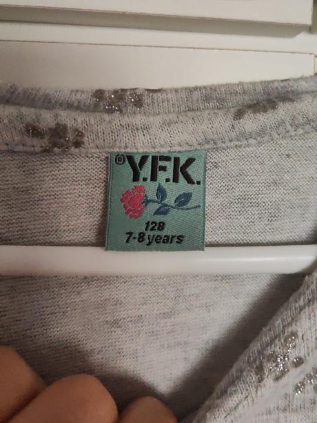 Crop top so zvonovými rukávmi, 128