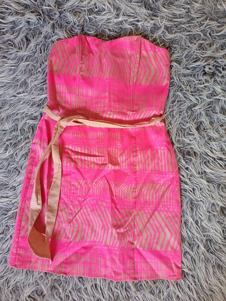 Ružové šaty, h&m,40