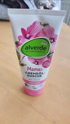 alverde NATURKOSMETIK Mama krémovo-olejový sprchovací gél, 200 ml