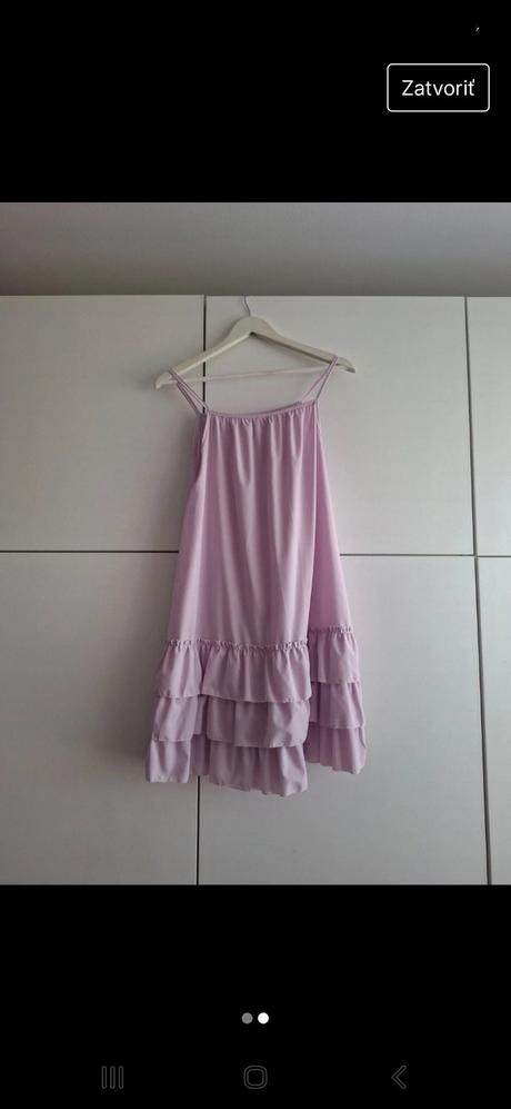 Fialové šaty, s