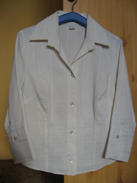 Smotanová blúzka s 3/4 rukávom, m