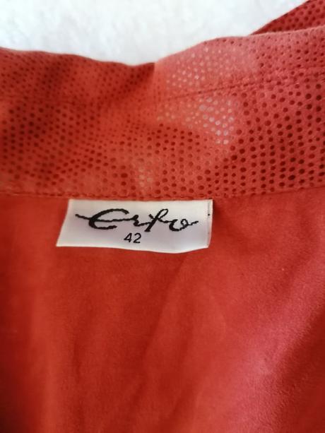 Krásna košeľa z brúsenej kože, 42