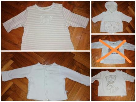 Set s medvedíkmi veľ 56, 50–62