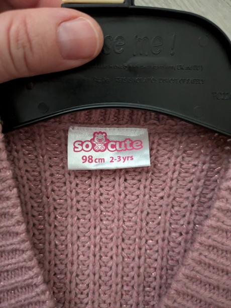 Dlhý dievčenský sveter, veľ. 98, pepco,98