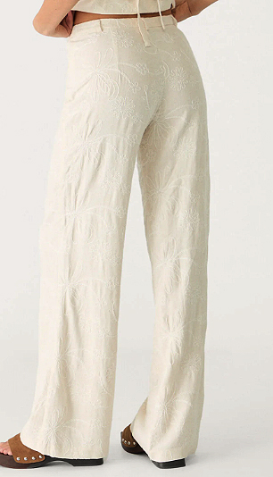 Vyšívané nohavice, stradivarius,42