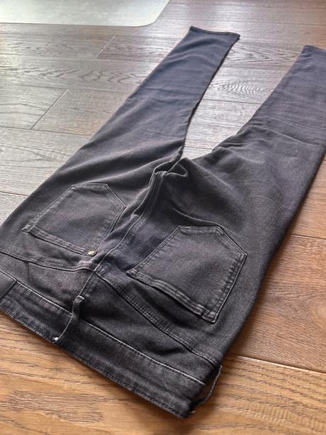 Nohavice / rifle denim straight, 28/32, h&m,170