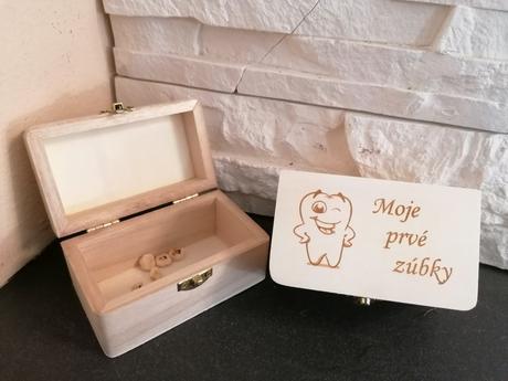 Gravírovana krabicka na zúbky aj s menom, 