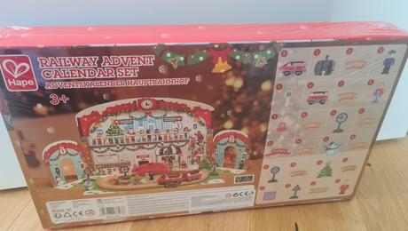 Adventny kalendar - drevena vlacikova draha, 