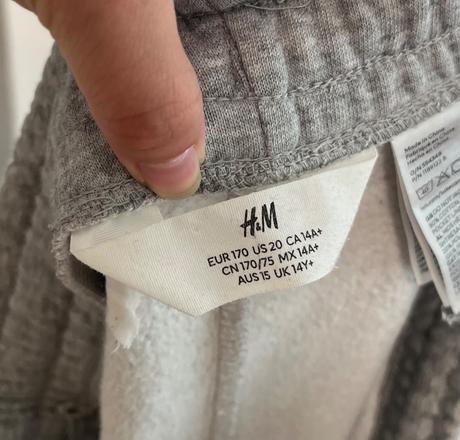 Tepláky, h&m,170