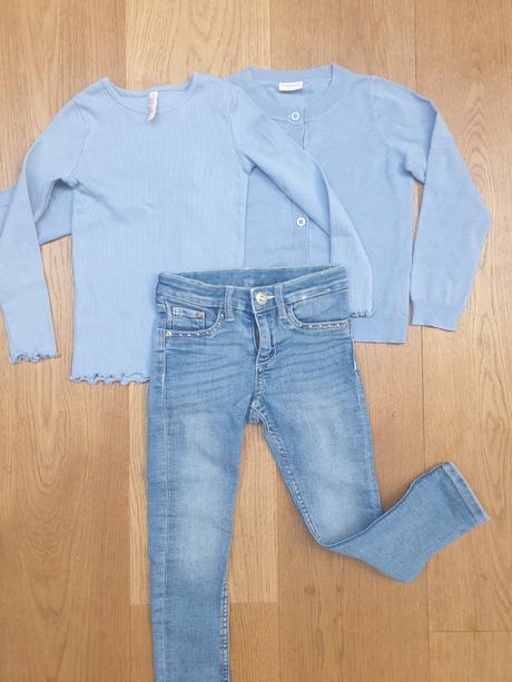 Pompdelux svetlomodrý svetrik, pompdelux,104