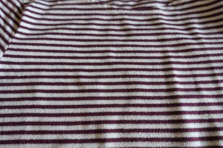 Tričko pásikavé trblietavé, h&m,122