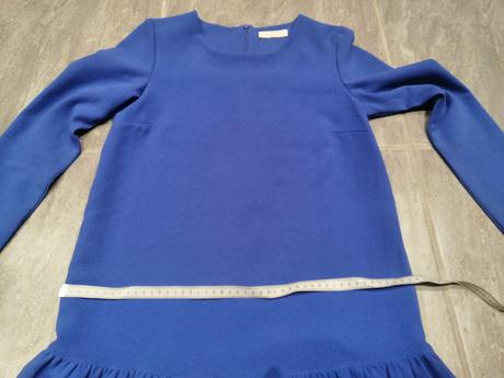 Fialovomodré šaty gatrimon vs-m, pružný pes, s