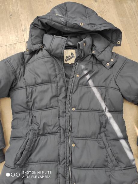 Modra predlzena bunda, m