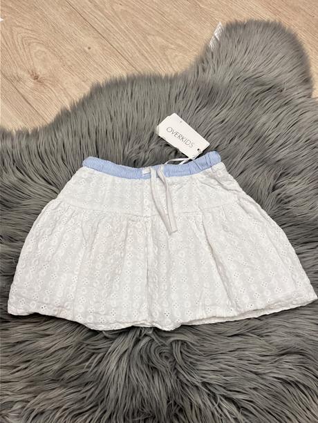 Dievčenská letná sukňa biela overkids (92), 92