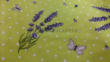 Bavlna levanduľa - cena za 10 cm,