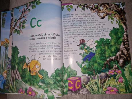 Kniha šlabikár včielky maji,