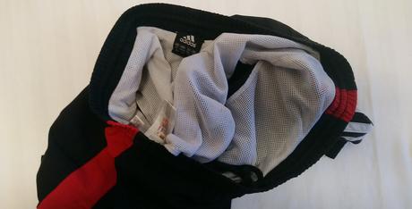 Chlapčenské čierno červené šortky, adidas, 140 cm, adidas,140