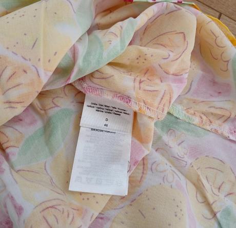 Žlté letné košeľové šaty montego, 46