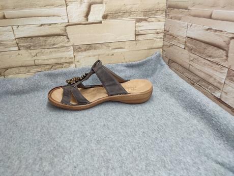 Rieker 37 - dámske šedé šľapky, rieker,37