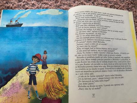 Krásna stará retro kniha príbehy michalka a julián,