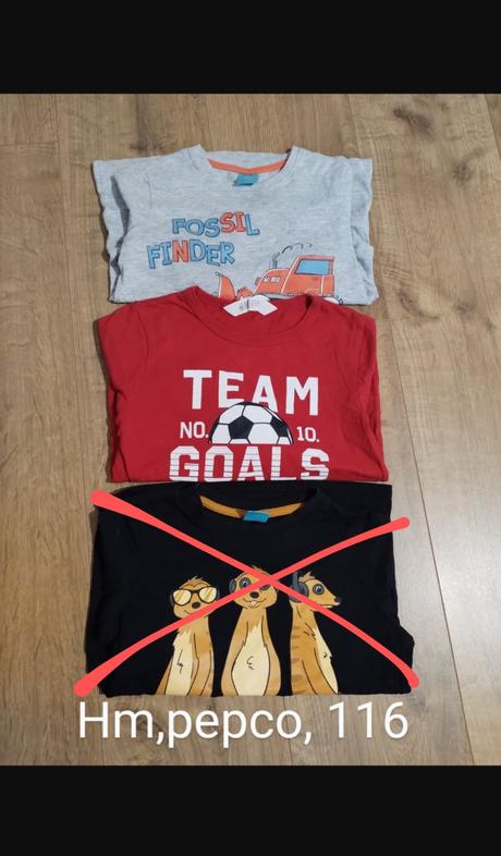 Tričká s dlhým rukávom, h&m,116