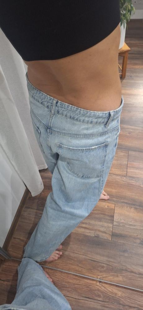 Široke rifle baggy zara vel 40/42, zara,40