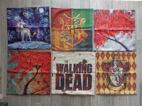 Obliečky vankúše podušky kvety jednorožec potter,