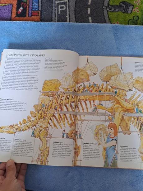 Knihy o dinosaurov, rôzne druhy,