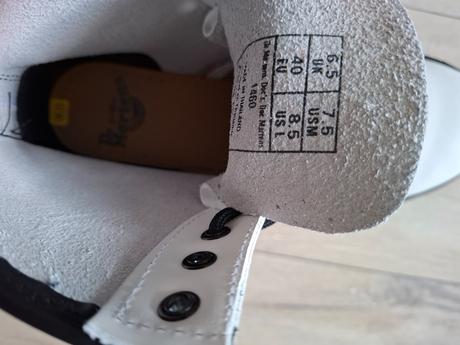 Topánky dr.martens,biele, 40, 40