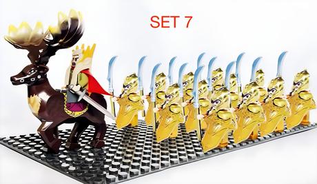 Figúrky pán prsteňov 5 typ lego, nové,