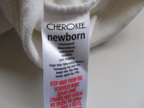 Novorodenecké body cherokee, cherokee,56