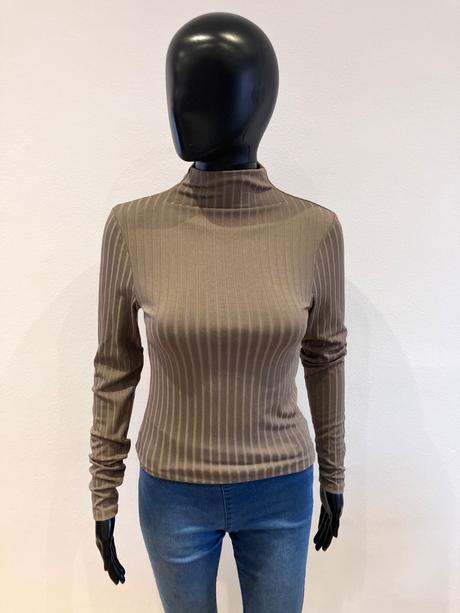 Dámske rebrované tričko h&m (s), h&m,s