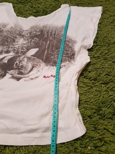 Biely kvalitný oversize top vel.m, m