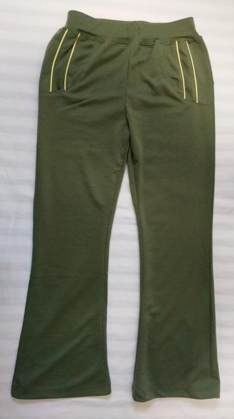 Dievčenské zelené tepláky pásiky, hopefine, 140 cm, 140