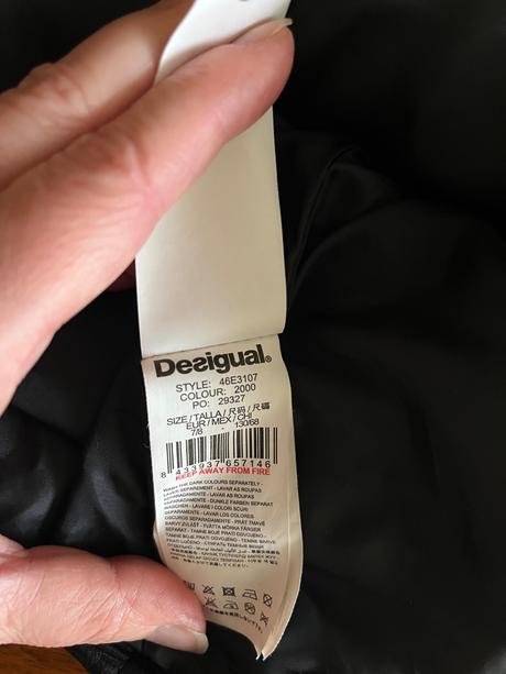 Luxusný kabátik desigual s mandalami 7/8 rokov, desigual,128