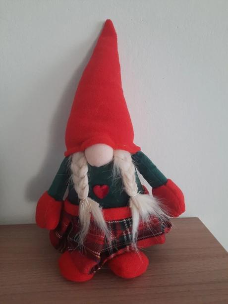 Vianočný škriatok - dievčatko 32cm,