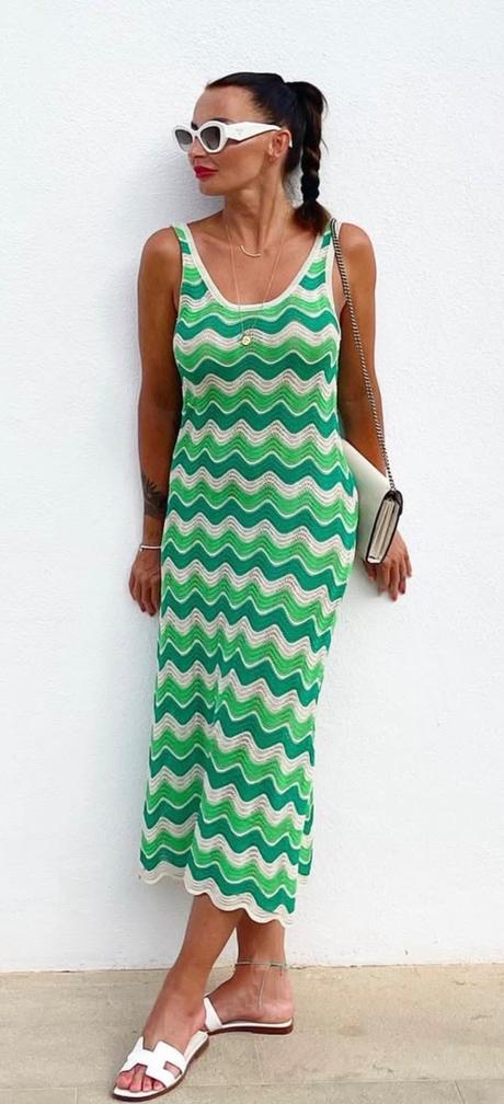 Plazove saty green apple, 