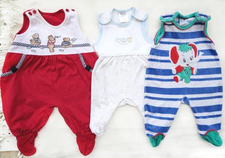 Dupačky 3 ks spolu - 50 / 56, 50