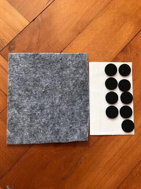 Filcové nálepky, podložky,