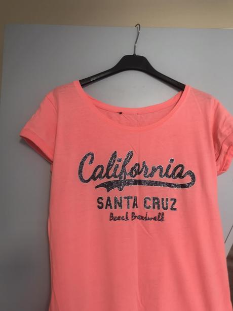 Neónkové tričko s potiskom, l