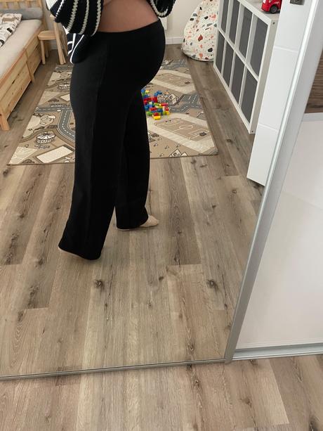 Tehotenské nohavice pieces xs, h&m,xs