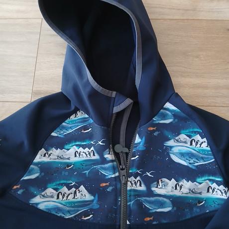 Softshellová bunda s fleesom, unuo,128