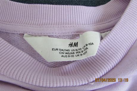 Bavlnene saty anna a elza, h&m,134