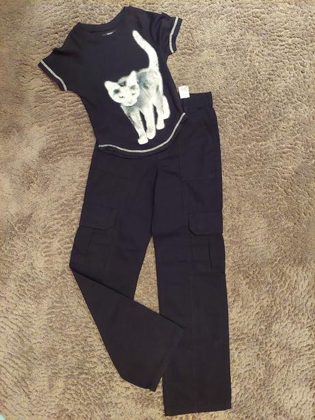 Nohavice +tricko house s postou, house,32