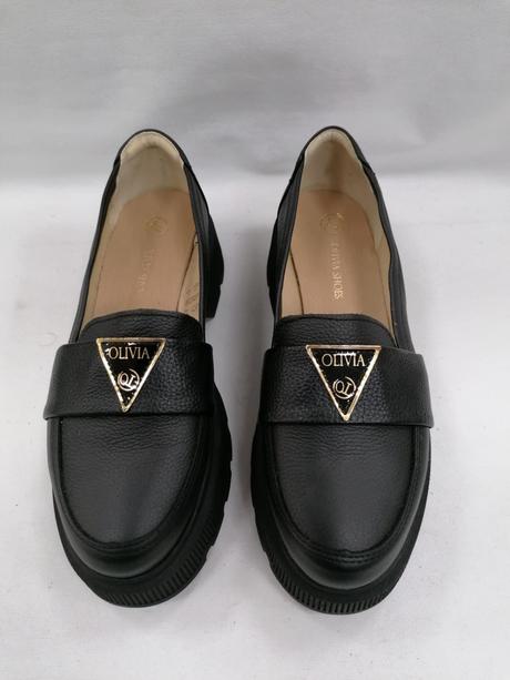 Dámske kožené mokasíny 23220367 z+b, 37 / 38 / 39 / 40