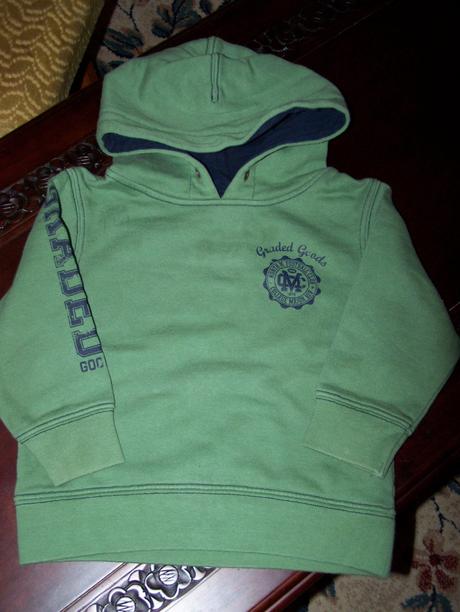 Teplá mikinka s kapucňou, h&m,98