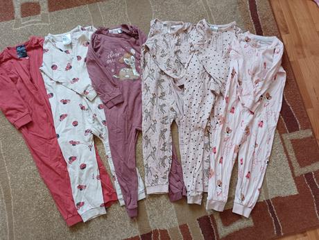 Pyžamové overaly, h&m,98
