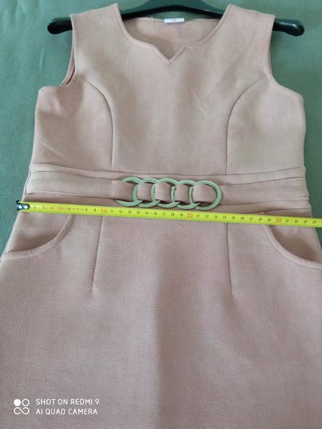 Semišové šaty 146/152, 152